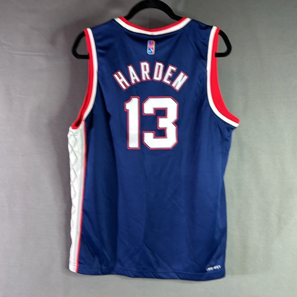 Nike Nets Harden Blue and Red Jersey size extra large youth‎